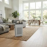 asset_24799cd421b85e48 Winix 9800 air purifier in a large open-plan living room with tall windows