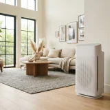 asset_b153f184368b924e Winix C610 air purifier in a bright living room with sofa and rug