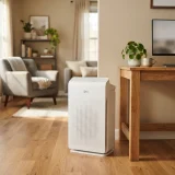 asset_cd07b9fb2f83086a Winix C545 air purifier in a sunlit home office beside a desk and window