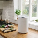 asset_cf3ae227ea42d7d0 Winix A231 air purifier on a kitchen counter after cooking