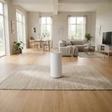 asset_ed7b326bd2456904 Winix C535 air purifier centered in a spacious living room sized around 370 square feet